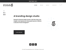 Tablet Screenshot of designbydiamond.com